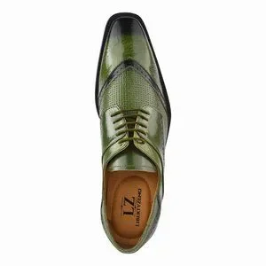 Kazma Olive OXFORD STYLE DRESS SHOES kazma-leather-oxford-style-  main image 4